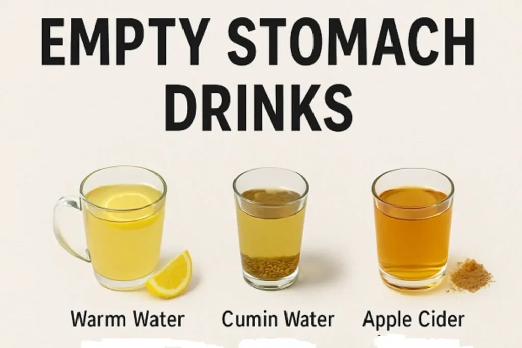 20 Best Empty Stomach Drinks for Fat Burn & Digestion