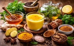 7 Powerful Ayurvedic Home Remedies for Cough including Turmeric Milk and Ginge