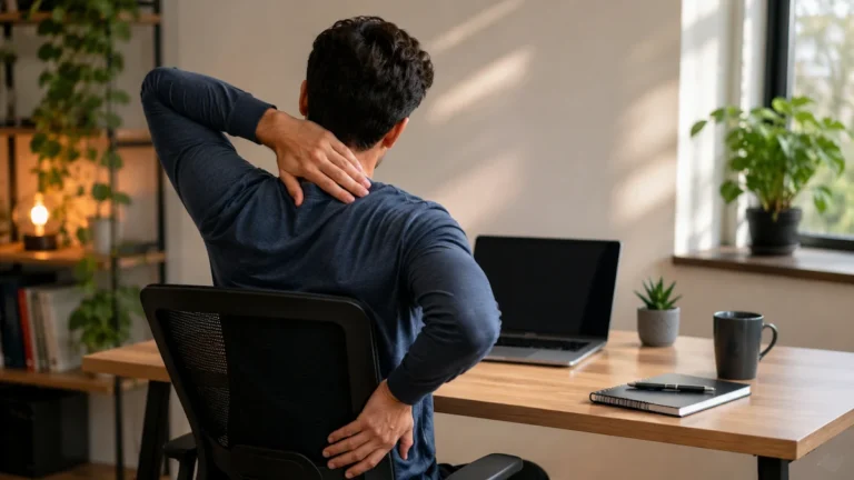 sitting pain relief desk job