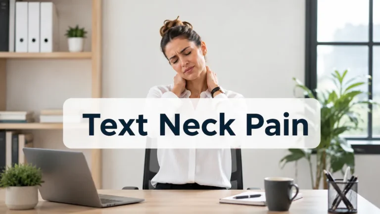 Text Neck Pain? 7 Chair Exercises That Actually Fix It