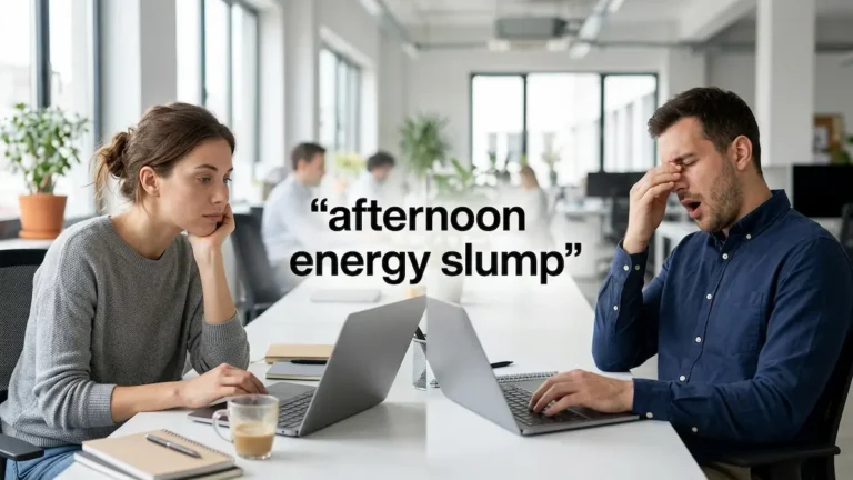 Afternoon Energy Slump: Why It Happens at 2 PM and How to Actually Fix It