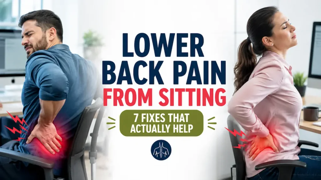 Lower Back Pain from Sitting All Day: 7 Fixes That Actually Help