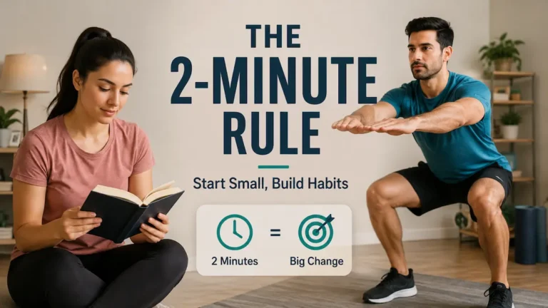 The 2-Minute Rule: How to Start Any Habit Without Overwhelm